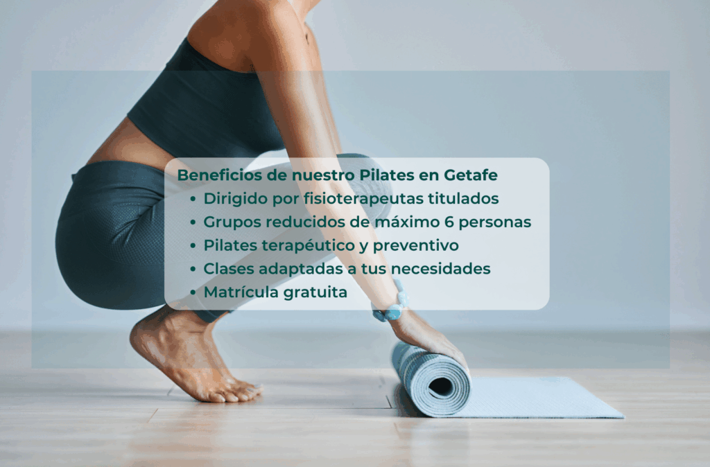 Clases de pilates en suelo en Getafe