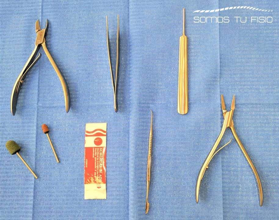 Consulta de podología: el material esterilizado